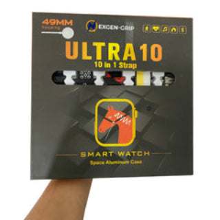 Smart Watch Ultra 10 in 1 Straps with 2.0″ HD Screen | 49mm | Wireless Charging | Android & IOS