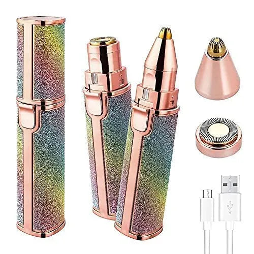 2 in 1 Rainbow Hair Remover Trimmer for Women (USB Charging)