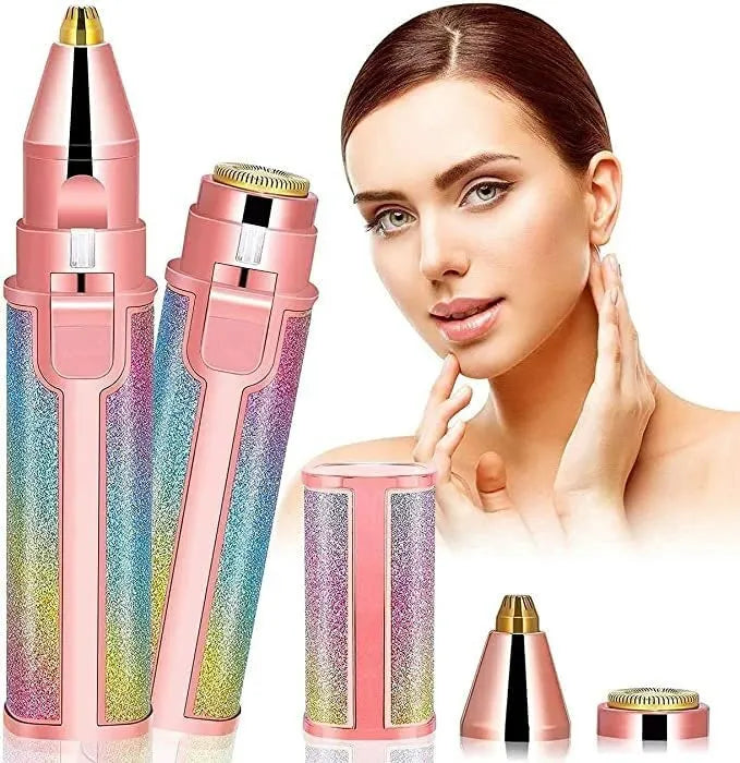 2 in 1 Rainbow Hair Remover Trimmer for Women (USB Charging)