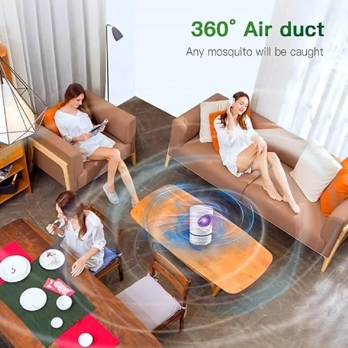 🦟 2025 Portable Indoor Bug Zapper – Chemical-Free Electric Mosquito Killer Lamp