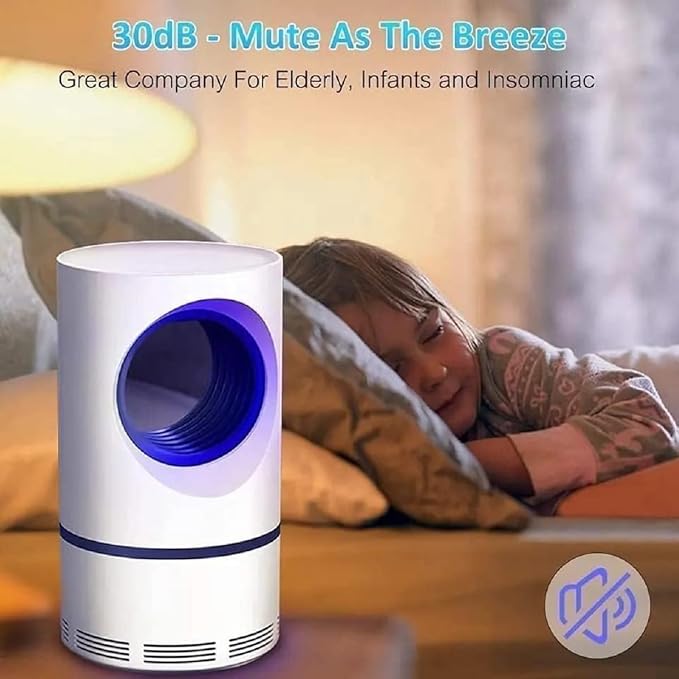 🦟 2025 Portable Indoor Bug Zapper – Chemical-Free Electric Mosquito Killer Lamp