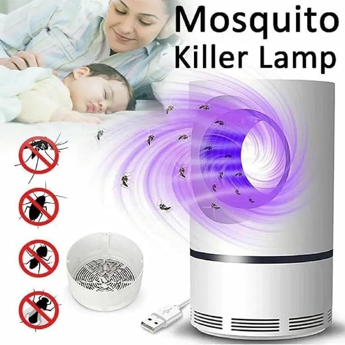 🦟 2025 Portable Indoor Bug Zapper – Chemical-Free Electric Mosquito Killer Lamp