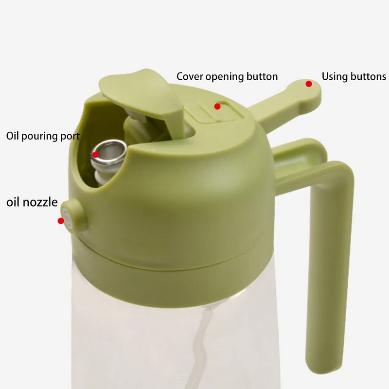 2in1 Oil Dispenser Bottle And Sprayer (Free Delivery 🚚)