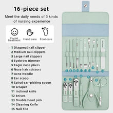 Portable 16pcs Manicure Kit