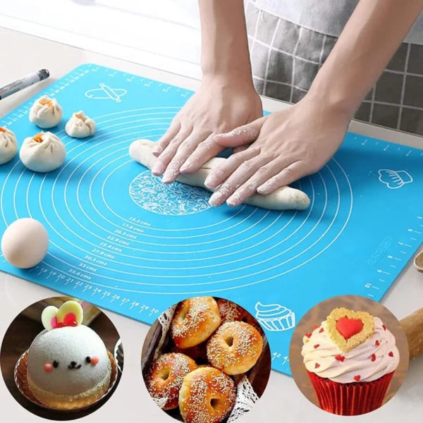 Silicone Roti Mat | Non-Stick Silicone Roti & Baking Mat with Measurements