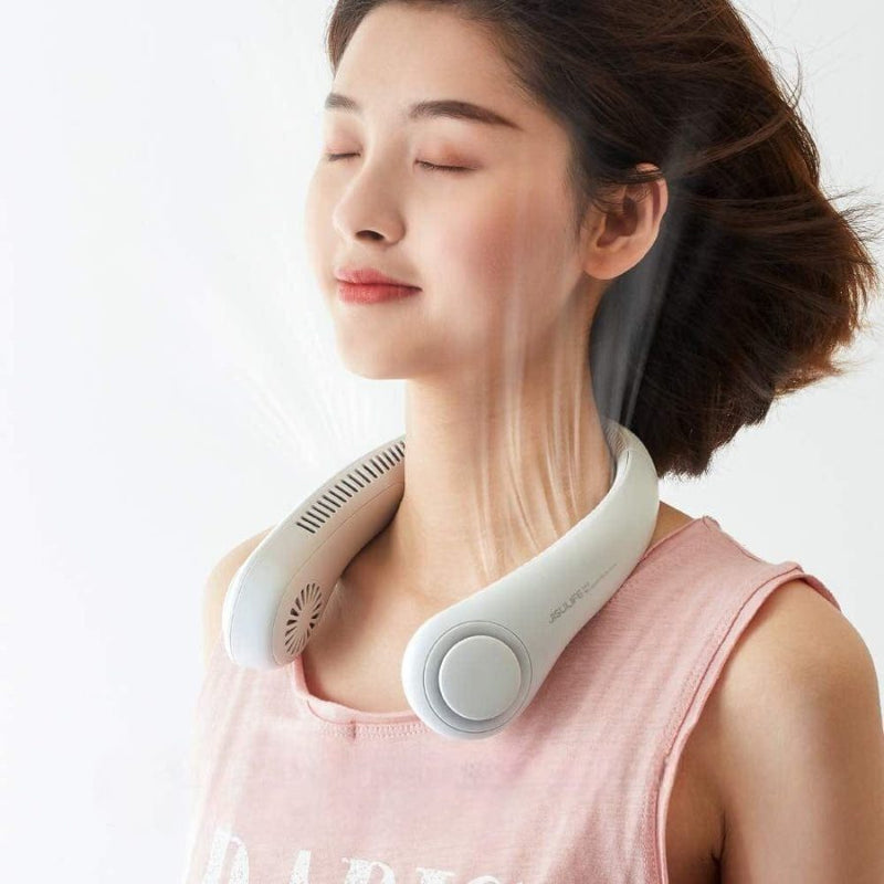 Neck Fan Portable Bladeless | Portable Rechargeable Fan Bladeless Neck Fan