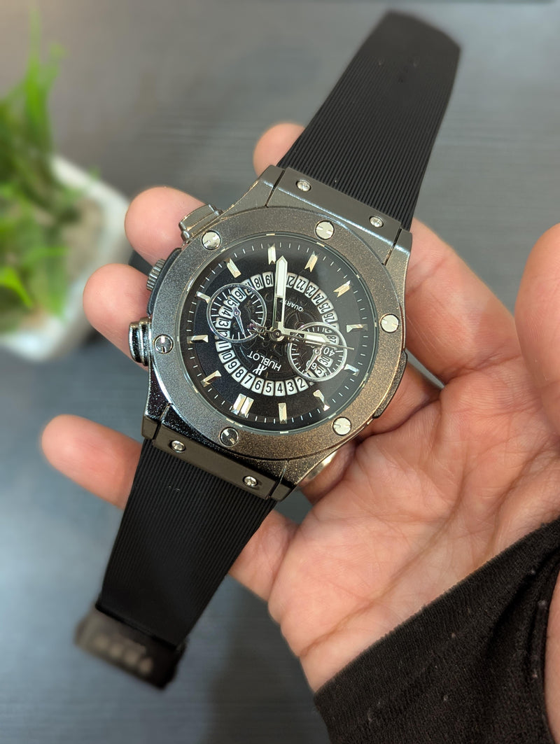 🎁 HBLT Premium Watch – Master Lock & Date Function ⌚