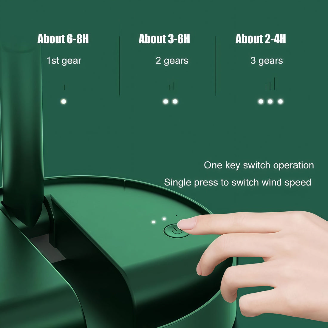 Rechargeable | USB Foldable Desktop Fan