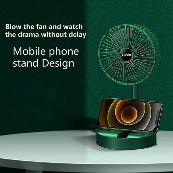 Rechargeable | USB Foldable Desktop Fan