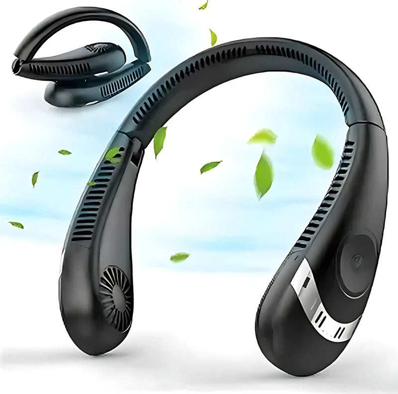 Neck Fan Portable Bladeless | Portable Rechargeable Fan Bladeless Neck Fan